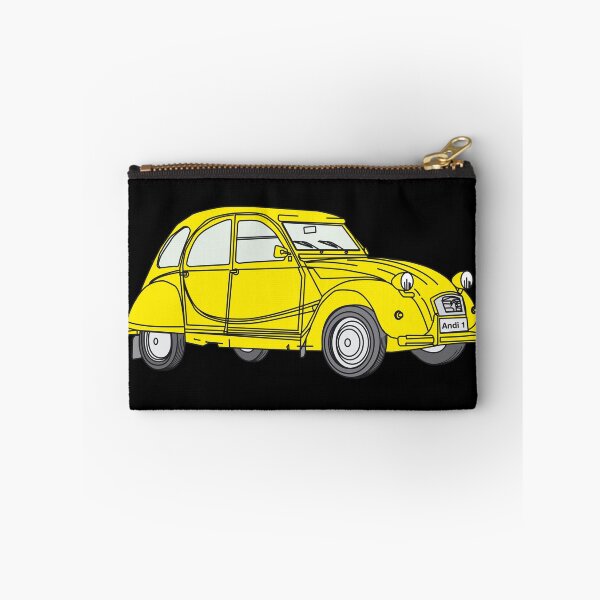 Item preview, Yellow duck Döschwo car retro gift designed and sold by 2CV-Oldtimers.