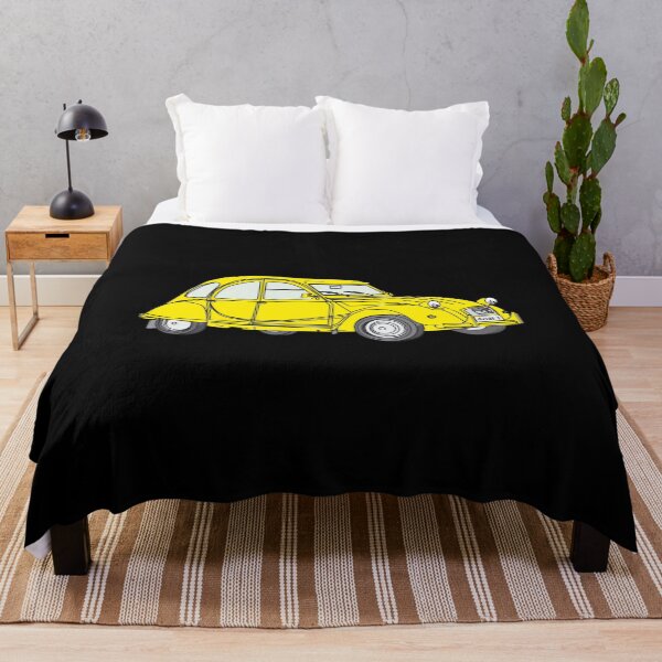Item preview, Yellow duck Döschwo car retro gift designed and sold by 2CV-Oldtimers.