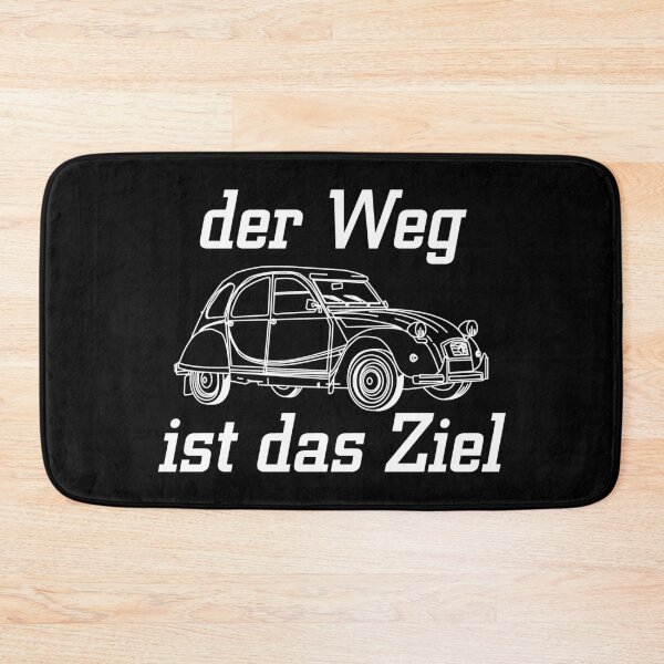 Item preview, Retro 2cv duck The journey is the goal Döschwo Spruch designed and sold by 2CV-Oldtimers.