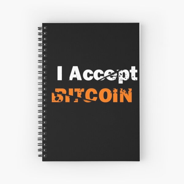 Item preview, I Accept Bitcoin designed and sold by SomsayDesign.
