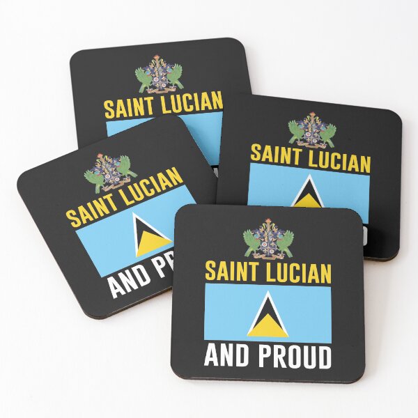Item preview, Saint Lucian And proud- Flag of St. Lucia designed and sold by obedtheartist.