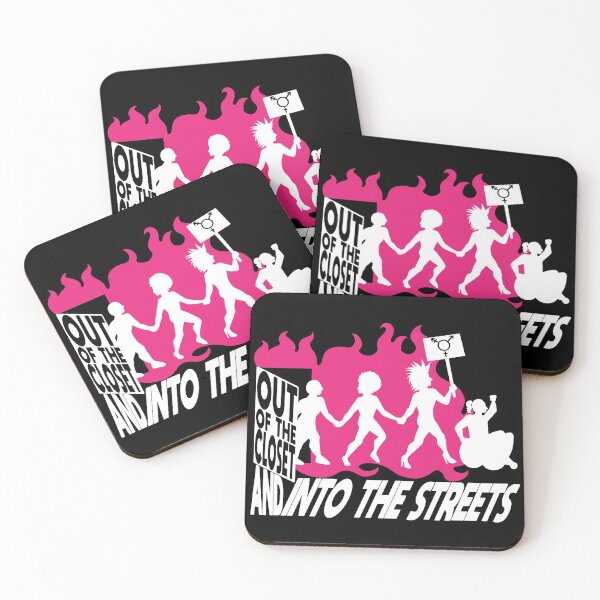 Item preview, Out of the Closet and into the Streets (White) designed and sold by Ludo Daw.