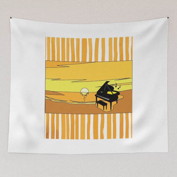 Item preview, Retro Music Piano Sunset designed and sold by flofin.