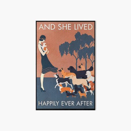 Artikel-Vorschau von Und sie lebte glücklich bis ans Ende ihrer Tage - Graphics Girl Love Dog For Ladies, designt und verkauft von Susanspy007.