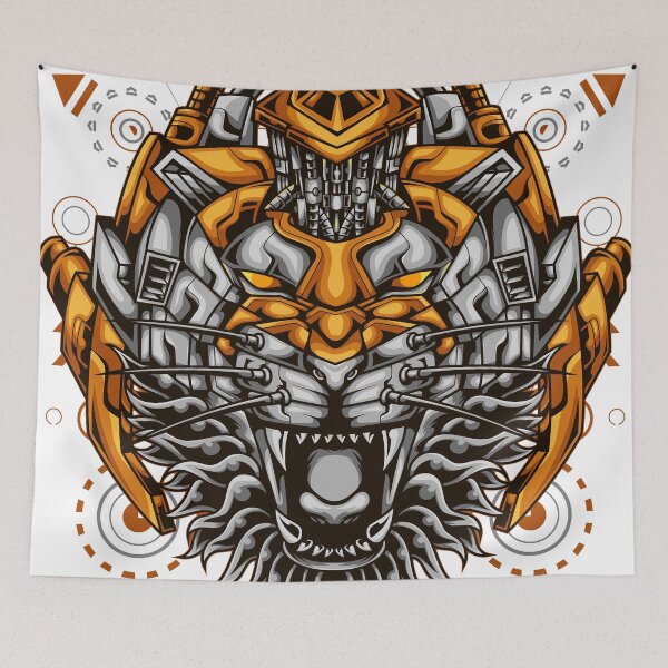 Item preview, Tiger Robot designed and sold by STICKERSAUCE.