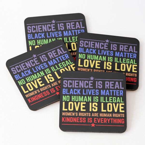 Item preview, Beautiful Science is Real Black Lives Matter No Human Is Illegal Love is Love  designed and sold by Kriti Rastogi.