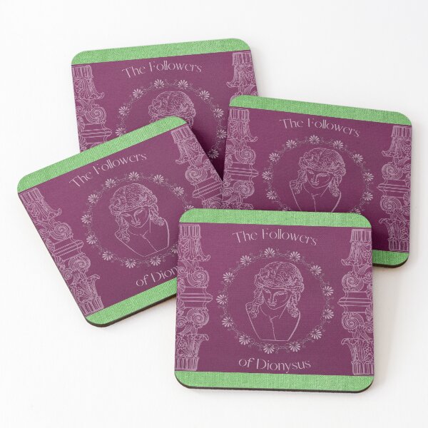 Followers of Dionysus Coasters (Set of 4)