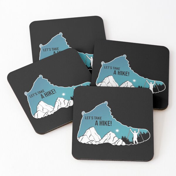 Item preview, let's take a hike!, hiking is my retirement plan, hiking design , the mountains are my life, hiking boot designed and sold by kmario.