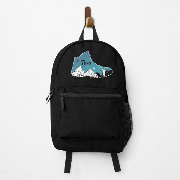 Item preview, let's take a hike!, hiking is my retirement plan, hiking design , the mountains are my life, hiking boot designed and sold by kmario.