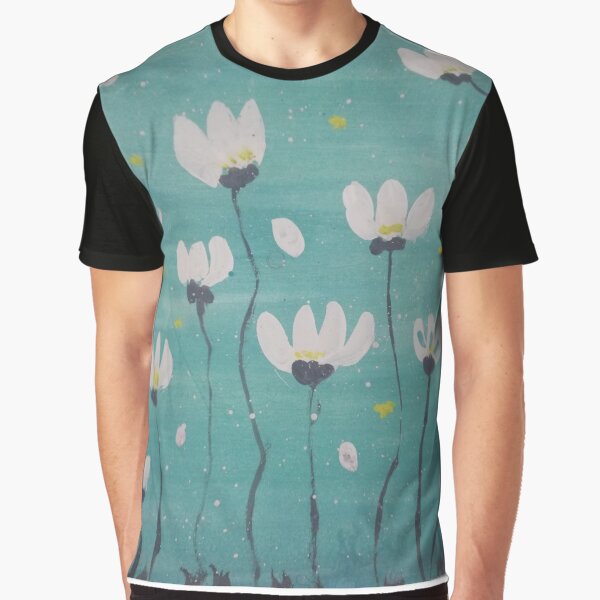 Daisies doodles Graphic T-Shirt
