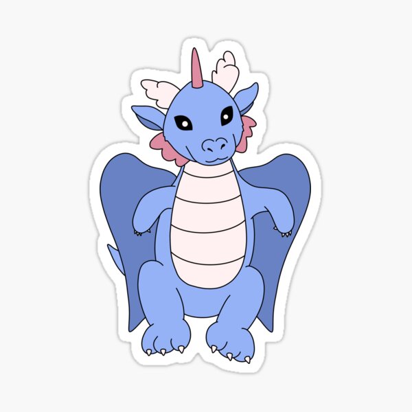 Cute Baby Dragon Stickers for Sale | Redbubble