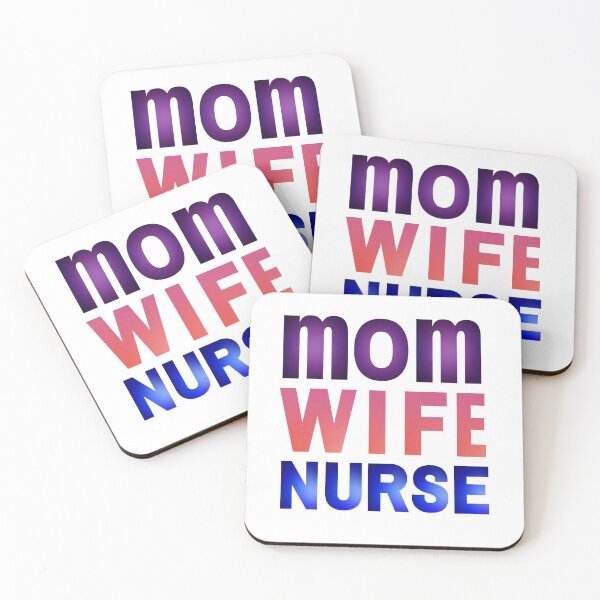Item preview, Mom Wife Nurse  designed and sold by JustSayingGifts.