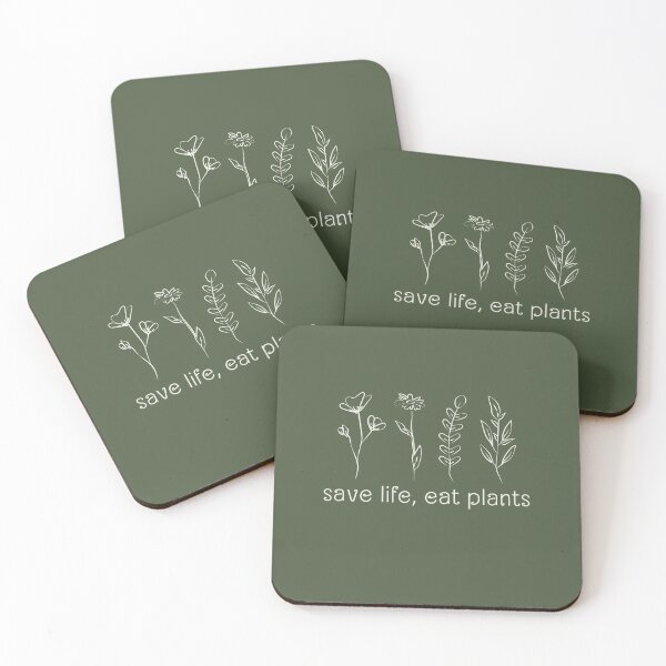 Item preview, save life eat plants designed and sold by foreco design.