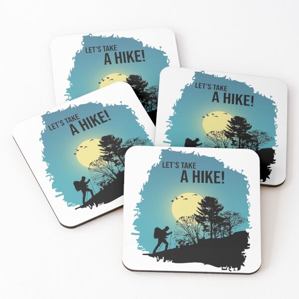 Item preview, let's take a hike!, hiking is my retirement plan, hiking design , the mountains are my life designed and sold by kmario.