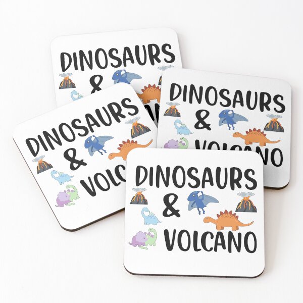 Item preview,  Dinosaur and Volcano designed and sold by AritraSur.