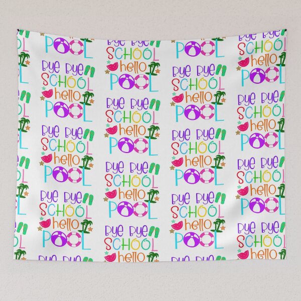 Item preview, Bye Bye School Hello Pool- Last Day of School designed and sold by younghopes.