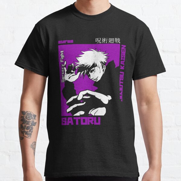 Episode x Jujutsu Kaisen Laughing Gojo Black Long Sleeve T-Shirt