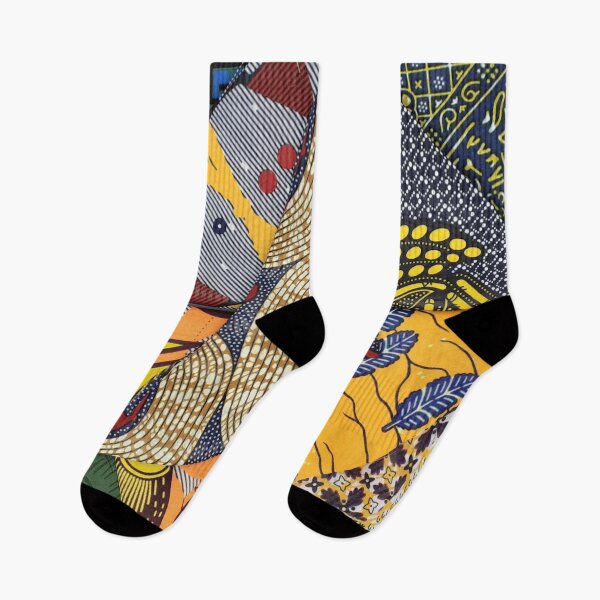 Item preview, African Fabric Collage Art Patterns [#232] designed and sold by AfriStyleUK.