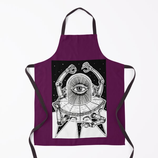 Item preview, UFEye - Alien Overlord - All Seeing Eye designed and sold by GurdyBird.