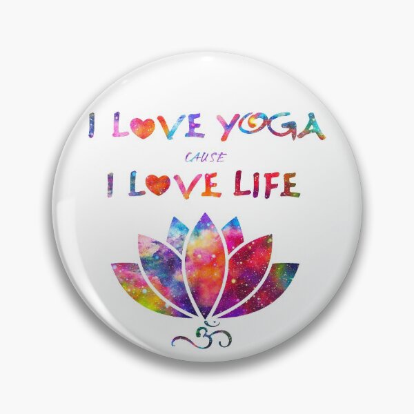 Item preview, I love yoga designed and sold by Kuffstudio.