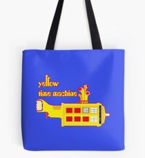YELLOW TIME MACHINE PILLOW Tote Bag