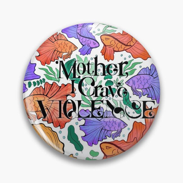 Item preview, Angry Betta "Mother I crave Violence" designed and sold by TeaLeef.