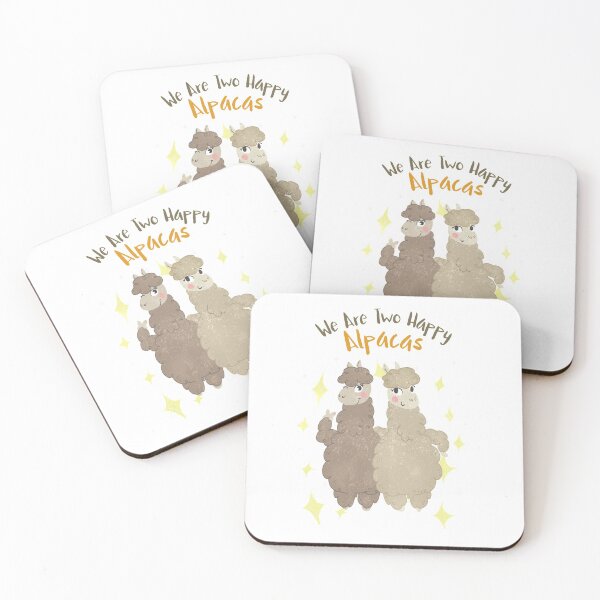 Item preview, Why So Curious? We Are Two Happy Alpacas designed and sold by Echo Aesthetics.