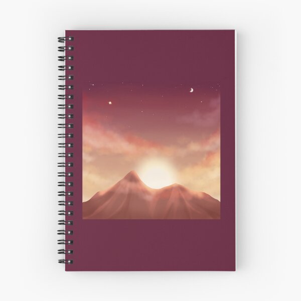 Item preview, Sunset Mountain Galaxy Artwork designed and sold by ZombieFujoshi.