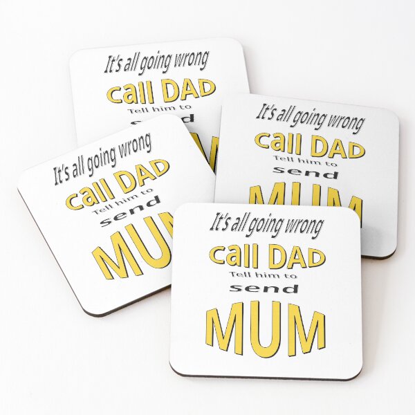 Item preview, Call Dad Send Mum designed and sold by CottagePop.