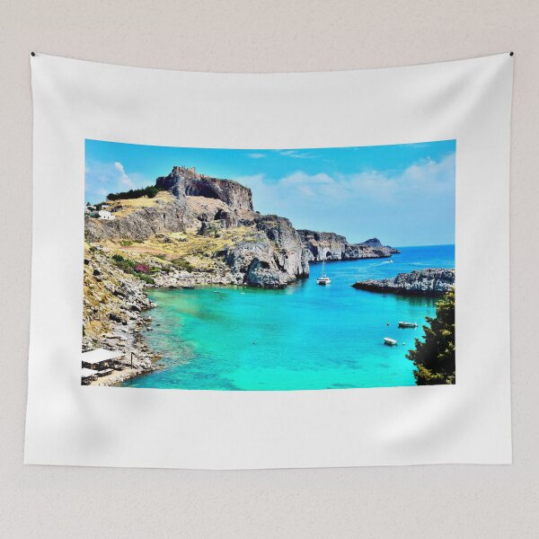 Item preview, Beautiful Blue Ocean, Santorini, Greece designed and sold by newburyboutique.