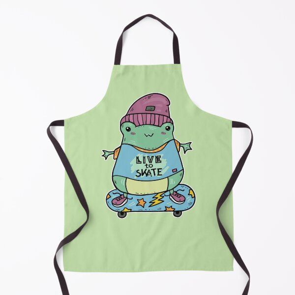 Item preview, Froggy Live to Skate Skater - Sage Green designed and sold by GrimButterfly.