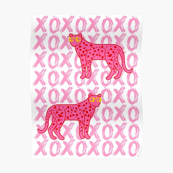 cheetah xoxo Poster