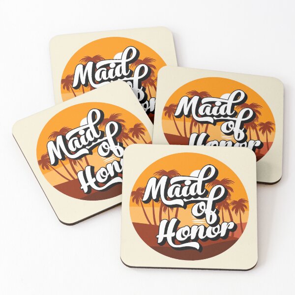 Artikelvorschau, Geschenk für Brautjungfernparty unter dem Motto "Maid of Honor" entworfen und verkauft von anins-azuree.