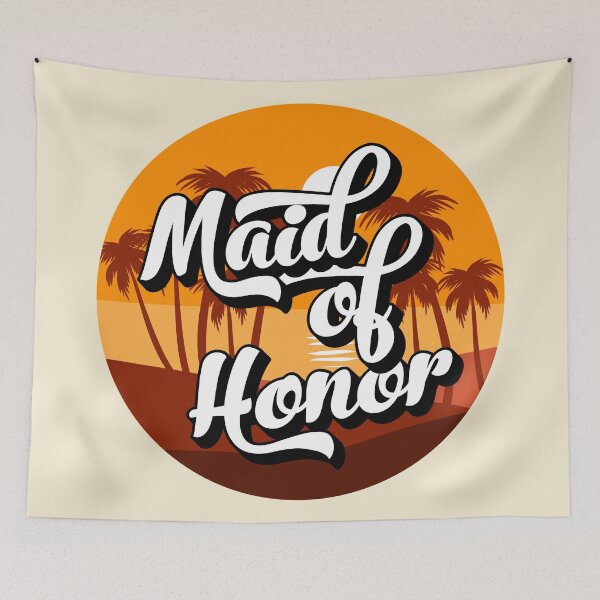 Artikelvorschau, Geschenk für Brautjungfernparty unter dem Motto "Maid of Honor" entworfen und verkauft von anins-azuree.