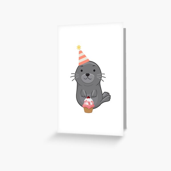 Seal's Birthday Greeting Card