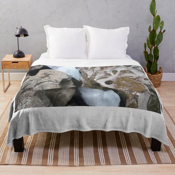 Item preview, Water Flows through Rock Formation in New Zealand designed and sold by izzy8793.