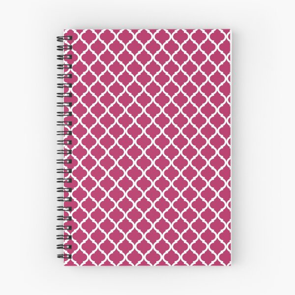 Item preview, Mulberry plain background and white art deco pattern designed and sold by Brontorino.
