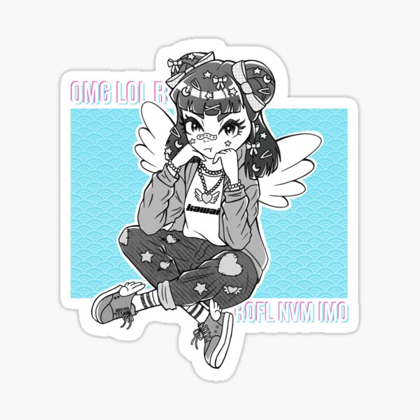 Anime Manga Decora Harajuku Girl Sticker