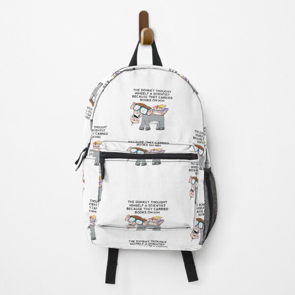 Item preview, The donkey thought himself a scientist because they carried books on him for gift designed and sold by marianna cotaru.