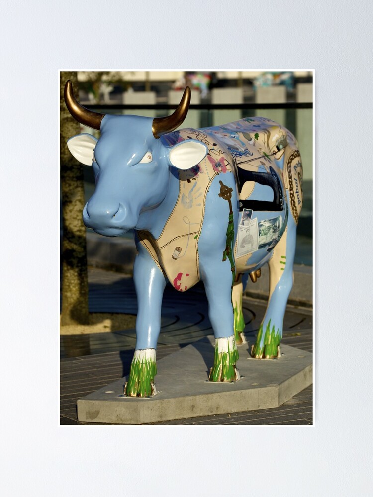 Cow Parade Cow Wearing Skirt Cow Parade Shirt Factory Horn