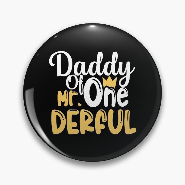 Item preview, Daddy of Mr Onederful ,Mens Funny Daddy ,Mens Daddy of Mr Onederful 1st Birthday First One-Derful Matching designed and sold by plussorn.