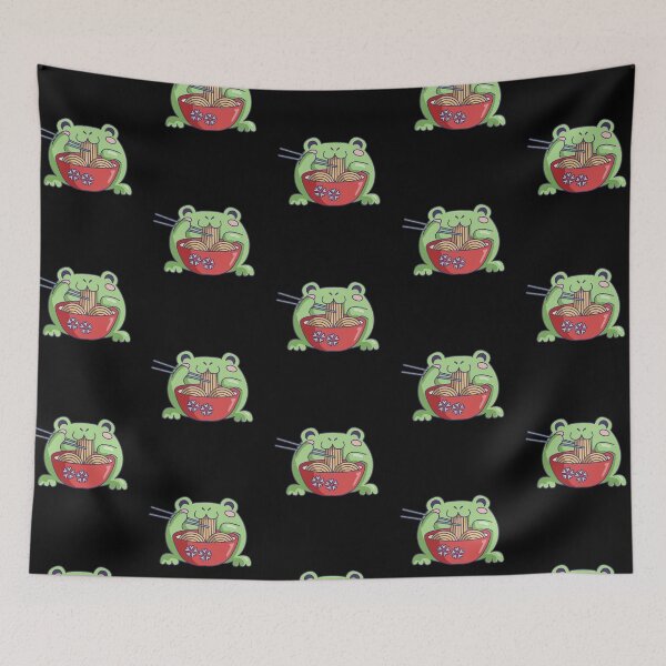 Item preview, Frog Eating Ramen designed and sold by RayanDesigns.