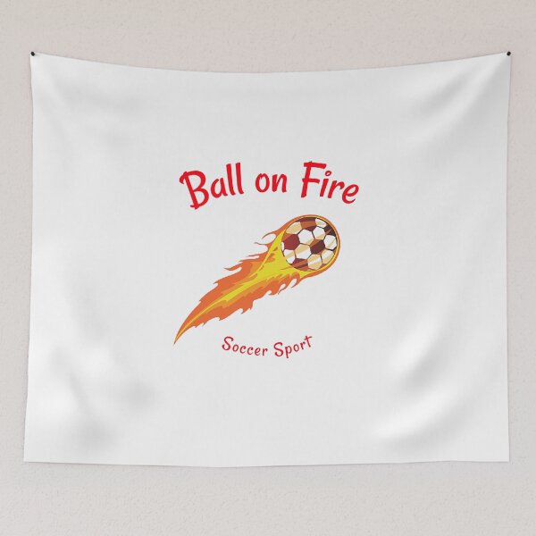 Item preview, Ball on Fire - Soccer Sport designed and sold by The best online style shop.