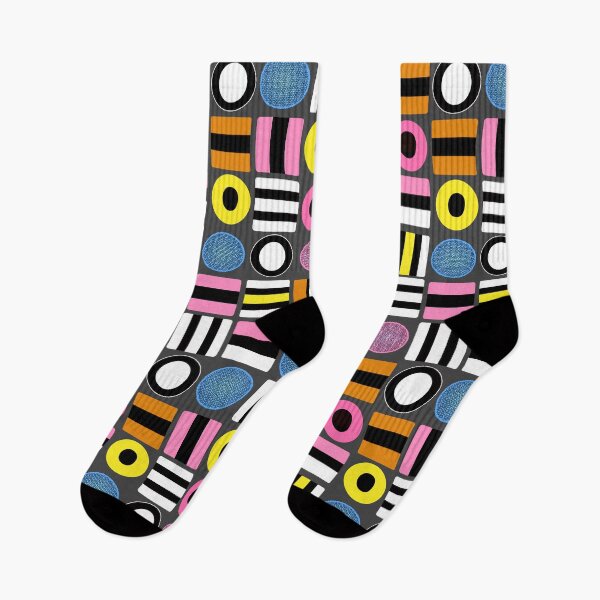 Item preview, liquorice all sorts surface pattern designed and sold by Leanne  Nowell.