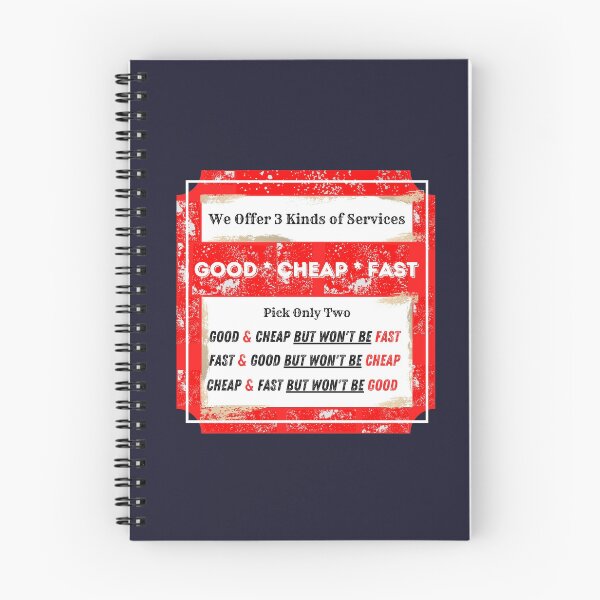 Item preview, We Offer 3 Kinds of Service, Good - Cheap - Fast Pick two designed and sold by SmartTShirtTime.