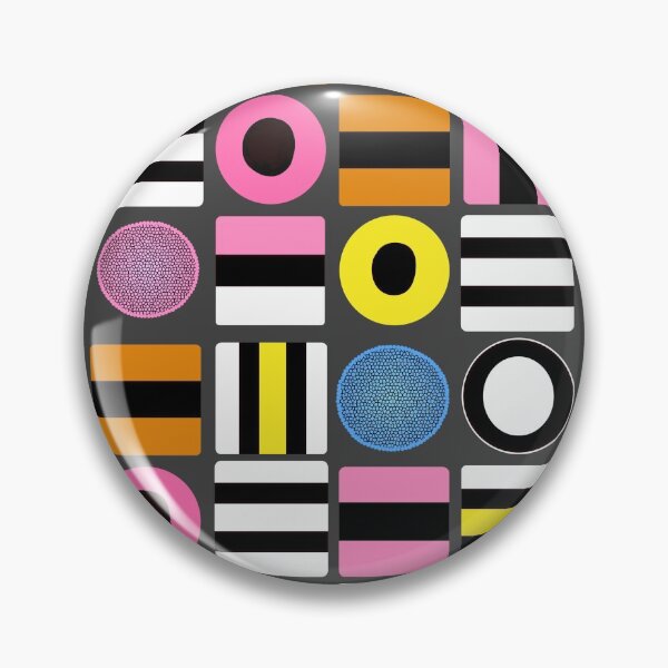 Item preview, liquorice all sorts surface pattern designed and sold by Leanne  Nowell.