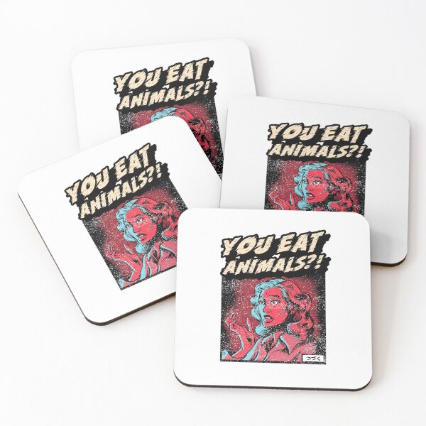 Item preview, You Eat Aniamls?! designed and sold by veganville.