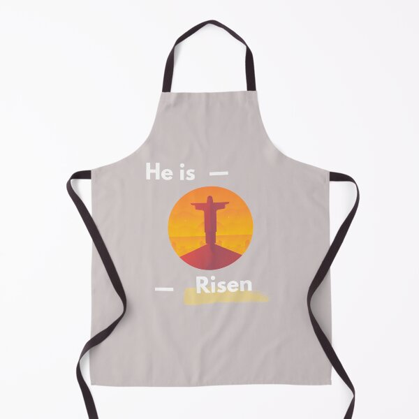 Item preview, He is risen Jesus redeemer Cristo Redentor designed and sold by missionbear.