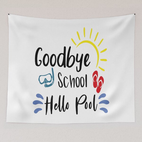 Item preview, Bye Bye School Hello Pool Summer Student Funny Teacher designed and sold by zaki ⭐⭐⭐⭐⭐.