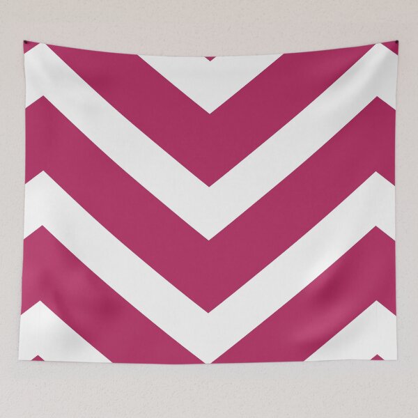 Item preview, Mulberry plain background with white geometric triangle pattern designed and sold by Brontorino.